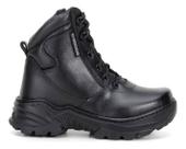 Bota Tática Cano Médio Spectrun Bristol Preta Couro Policia