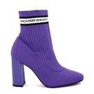Bota Tecido Lança Perfume Knit Cano Médio