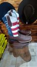 Bota texana,cano Americano,couro Grazy horse
