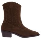 Bota Texana Cano Curto Feminina Moleca 5353.201 Marrom
