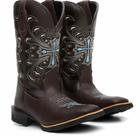 Bota Texana Country Cruz Azul