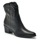 Bota Texana de Salto Bloco Feminina Via Marte 090-012-01