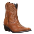 Bota Texana Feminina Caramelo Cano Curto Cow Way 37757 Bota Texana Feminina Caramelo Cano Curto Cow Way 37757