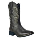 Bota Texana Feminina Hoper Cestavada Castanho-Bronze Bico Quadrado Mexicana Boots Boiadeira Agro Bota Texana Feminina Hoper Cestavada Castanho-Bronze Bico Quadrado Mexicana Boots Boiadeira Agro