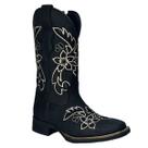 Bota Texana Feminina Hoper Cestavada Preta Bico Quadrado Mexicana Boots Ref:39394 Cor:PretaTamanho:40