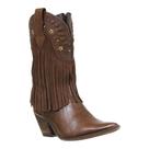 Bota Texana Feminina Marrom com Franjas Arara Brasil 39845