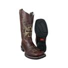 Bota Texana Feminina Red Dust Fóssil Sela - Ref.BF:05 GEL