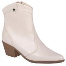 Bota Texana Feminina Western Bico Fino Salto Grosso