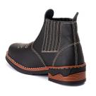Bota Texana Infantil em Couro Preto Modelo Chelsea Bota Texana Infantil em Couro Preto Modelo Chelsea