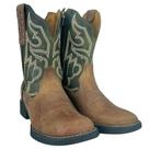 Bota Texana Infantil Goyazes Couro Dallas Furta Cor Dallas Folha Flex Ref:246201-CF