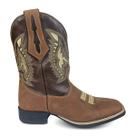 Bota Texana Masculina Cano Alto Couro Preta EUA Marrom Bege
