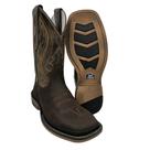 Bota Texana Masculina Vimar Couro Crazy Horse Rústico Ocre Café Bordado Sola Utah001F2 RF 81360