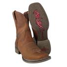 Bota Texana Original Goyazes Feminina Couro Legítimo Dallas Terra Bico Quadrado - Ref. 203258-CF