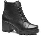Bota Tratorada Pegada 281312-04 Feminina em Couro Preto