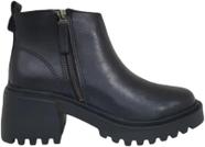 Bota tratorada zíper lateral bottero couro