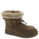Bota UGG Classic Mini Alpine Feminina - Couro Hickory - Tamanho 6