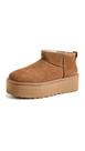Bota UGG Classic Ultra Mini Platform Feminina - Castanha