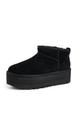 Bota UGG Classic Ultra Mini Platform Feminina Preta - Tamanho 6