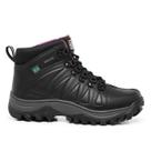 Bota Urus Couro Feminina Trabalho Bico de Pvc Resistente