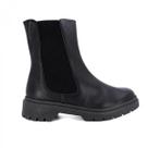 Bota Usaflex Feminina Casual Chelsea Couro Cano Curto Zíper AH2014