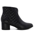 Bota Usaflex Matelasse Feminino - Preto