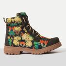 Bota Vegano Shoes Naturale Floral Verde