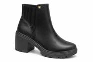 Bota Via Uno Cano Curto Chelsea Salto Bloco 959001