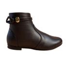 Bota via uno feminina cano curto 072101 rasteirinha calce facil Bota via uno feminina cano curto 072101 rasteirinha calce facil