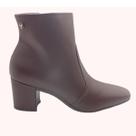 Bota via uno feminina cano curto confortável moderna casual 172066