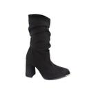 Bota Vizzano Feminina Camurça Strech 3085.205 Preto Bota Vizzano Feminina Camurça Strech 3085.205 Preto