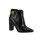 Bota Vizzano Feminina Cano Baixo Detalhes Dourados Preto