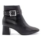 Bota Vizzano Feminina Com Fivela Salto Bloco Original
