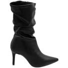 Bota Vizzano Napa Genebra Cano Médio Bico Fino Feminino