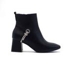 Bota Vizzano Salto Bloco - Feminina - Preto