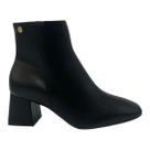 Bota Vizzano Salto Bloco Napa Preto Cano Médio 3098.100