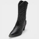 Bota Vizzano Western Cano Médio Feminina - Preto - 38 Bota Vizzano Western Cano Médio Feminina - Preto - 38