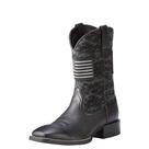 Bota Western ARIAT Sport Patriot Black Deertan/Black Camo Masculina