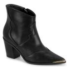 Bota Western Country Feminino Cano Curto Vizzano 3113.100.20081 Salto Médio -
