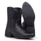 Bota Western Feminina Cano Curto Bico Fino