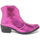 Bota Western Feminina Texana Cano Curto Moda