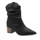Bota Western Feminina Texana Salto Baixo Quadrado Mariotta