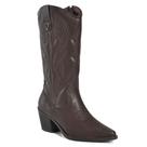 Bota Western Via Marte 257-009-01 Feminina - Cafe