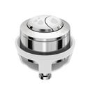 Botão Acionador Superior Em Abs Dual Flush Universal Cromado Censi - 9564 Botão Acionador Superior Em Abs Dual Flush Universal Cromado Censi - 9564
