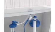 Botao acionamento caixa acoplada completo - BLUKIT