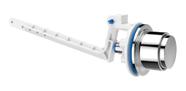 Botao acionamento lateral cromado para caixa acoplada blukit