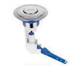 Botao acionamento superior cromado para caixa acoplada blukit