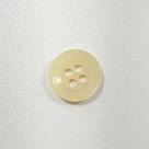 Botão Bege 10mm 4 Furos Plástico ABS Semi Brilho 50Un 100Un 200Un confecção artesanatos roupas casaco Botões 44400V