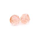 Botão Bola Facetada Acrílico Laranja Claro Transparente 12mm 50pçs 50g Botão Bola Facetada Acrílico Laranja Claro Transparente 12mm 50pçs 50g
