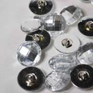 Botão Chaton AcrílicoCristal14MM5 Peças