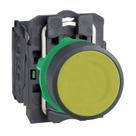 Botão Comando Xb5aa51 Plástico 22mm 1na Impulsão Schneider Amarelo